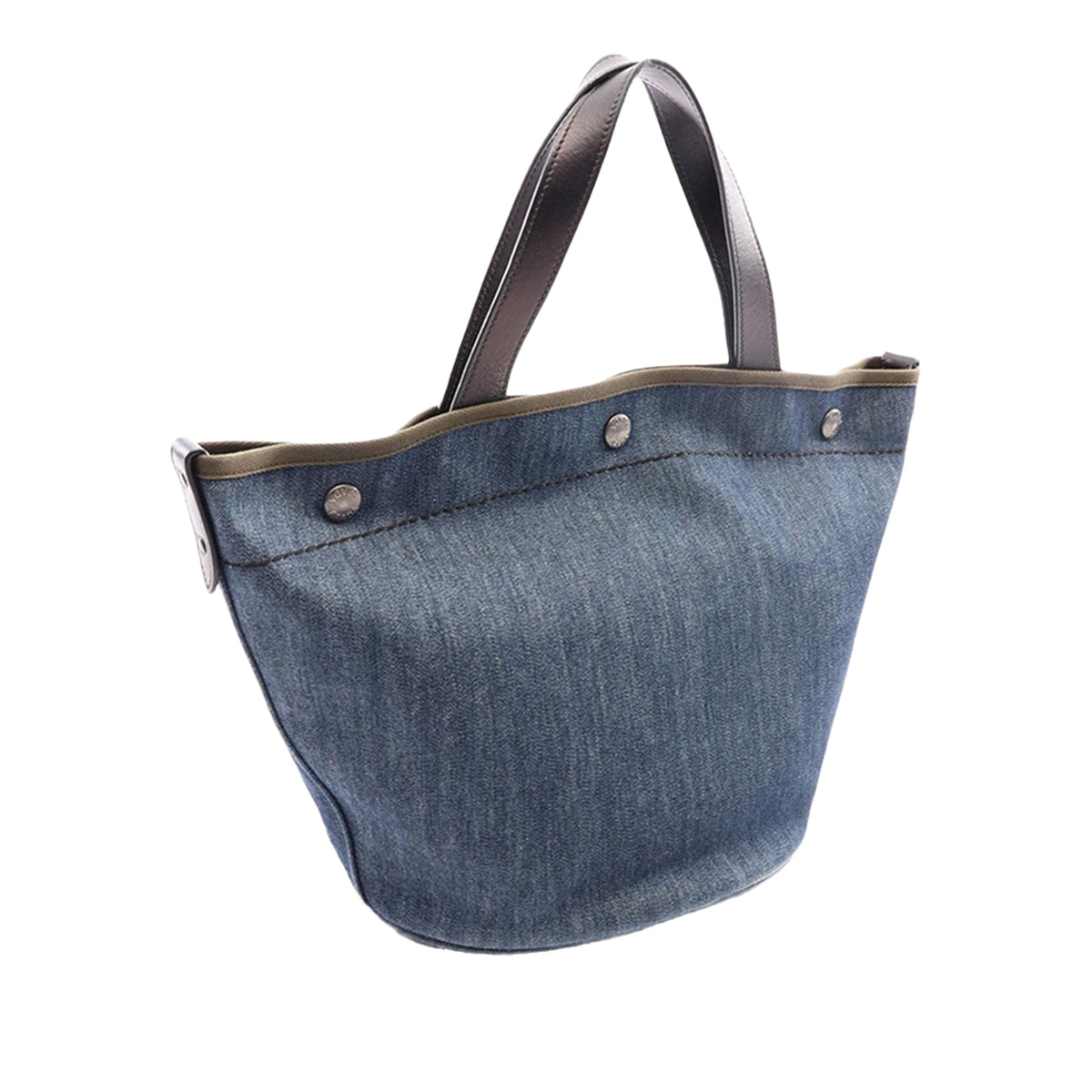 Prada Denim Satchel — Blue
