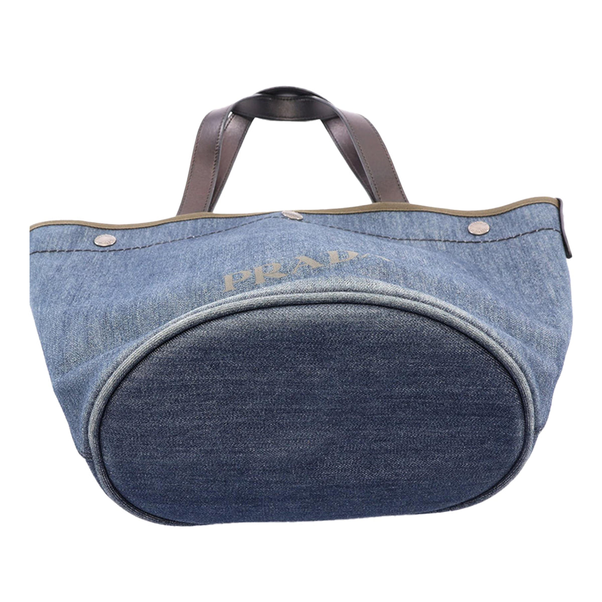 Prada Denim Satchel — Blue
