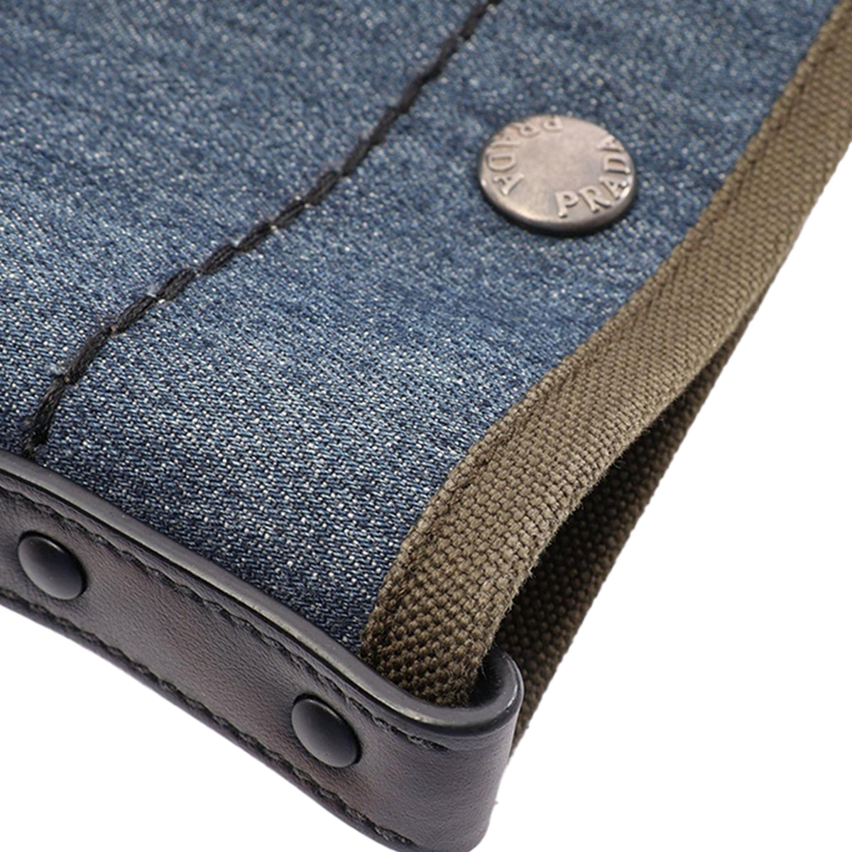 Prada Denim Satchel — Blue