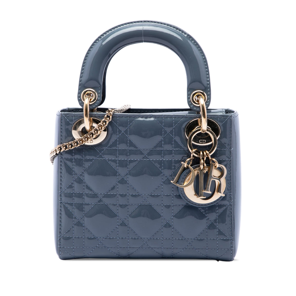 Dior Mini Patent Cannage Lady Dior