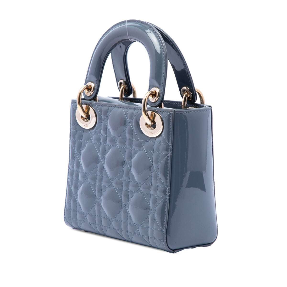 Dior Mini Patent Cannage Lady Dior