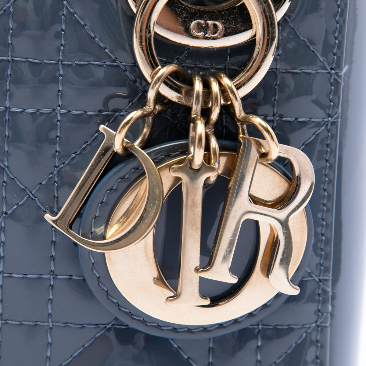 Dior Mini Patent Cannage Lady Dior