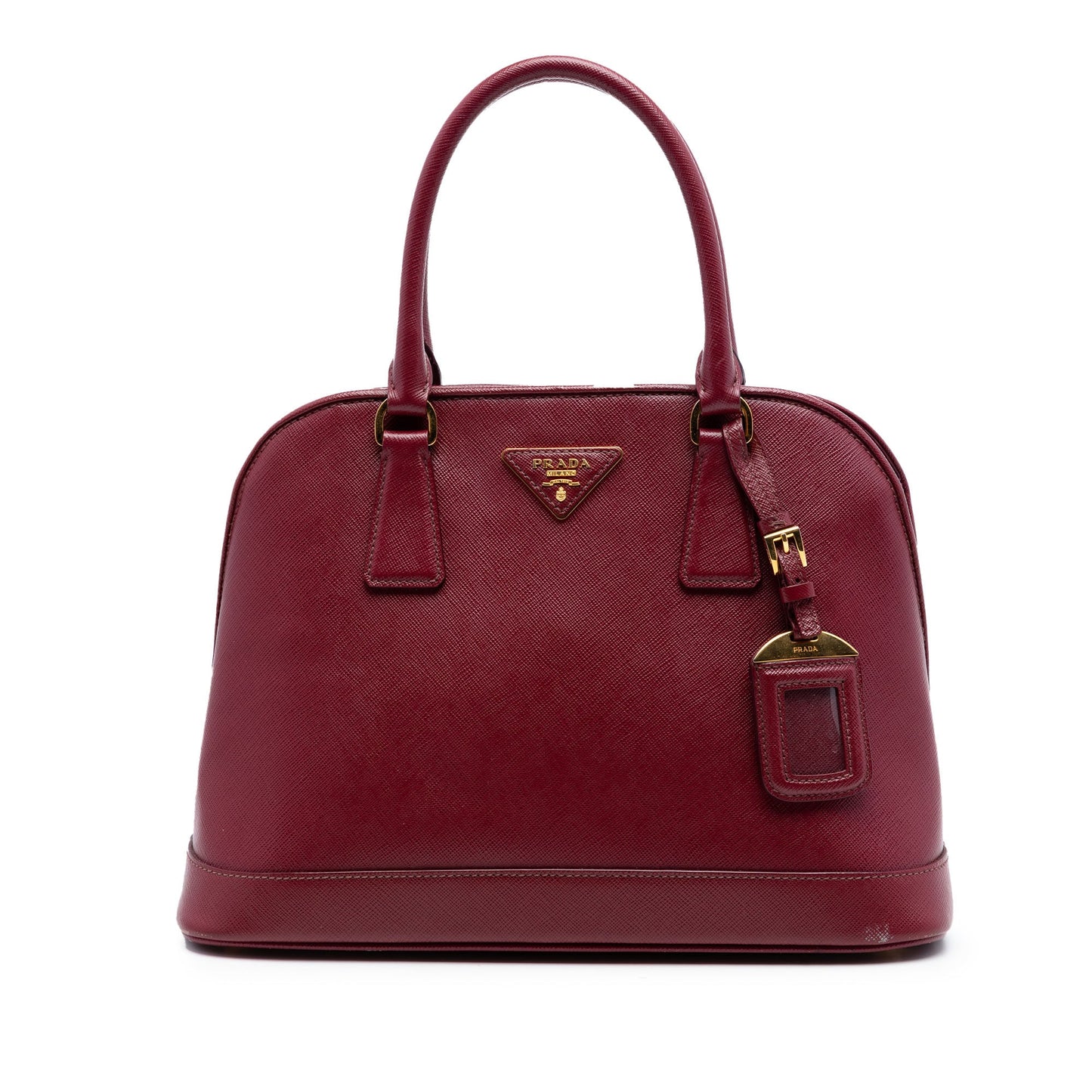 Prada Medium Saffiano Lux Open Promenade Satchel