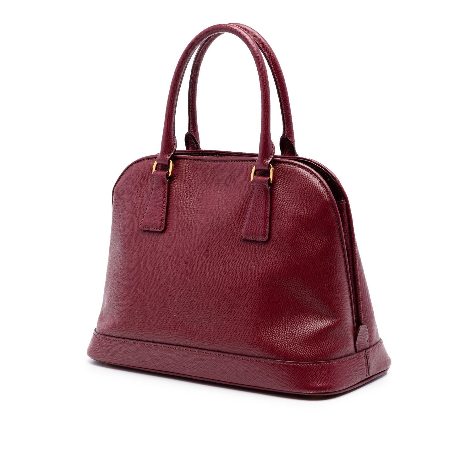 Prada Medium Saffiano Lux Open Promenade Satchel