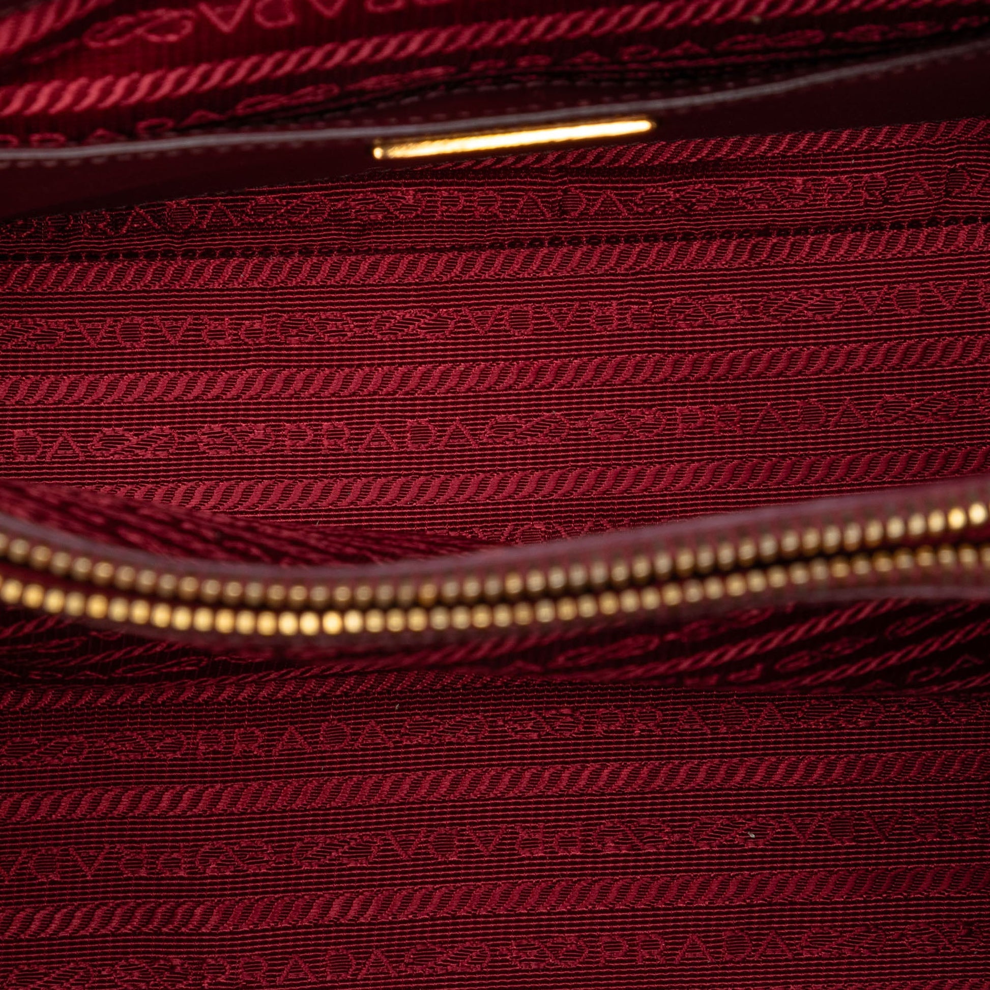 Prada Medium Saffiano Lux Open Promenade Satchel