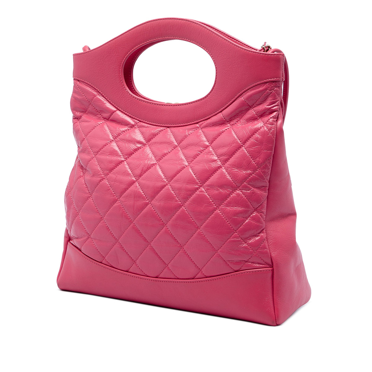 Chanel Small Quilted Shiny Aged Calfskin 31 Shopping Bag