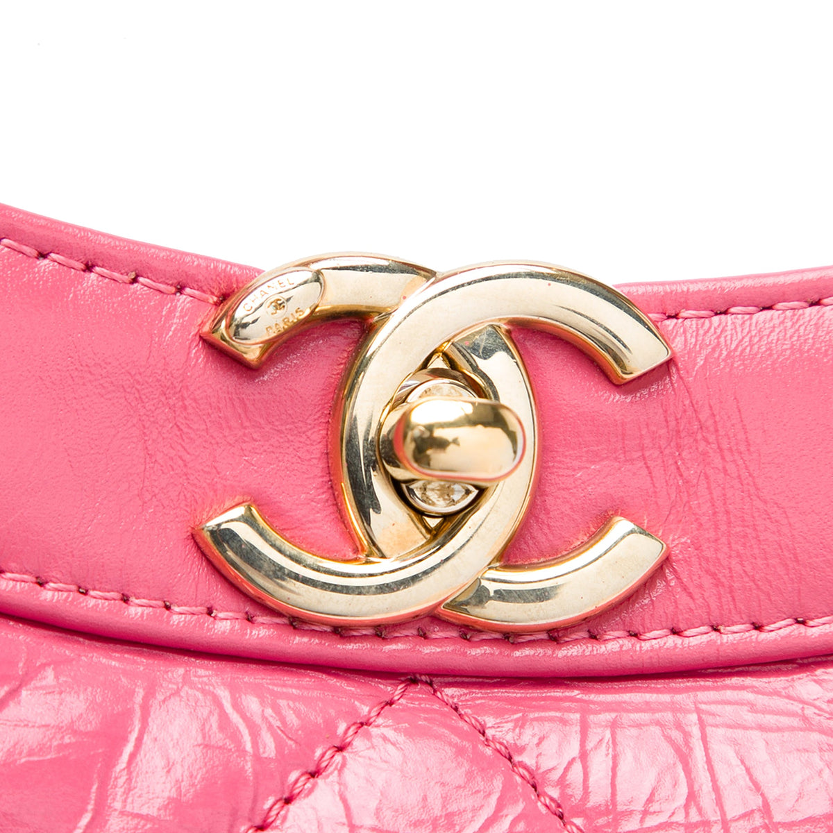 Chanel Small Quilted Shiny Aged Calfskin 31 Shopping Bag