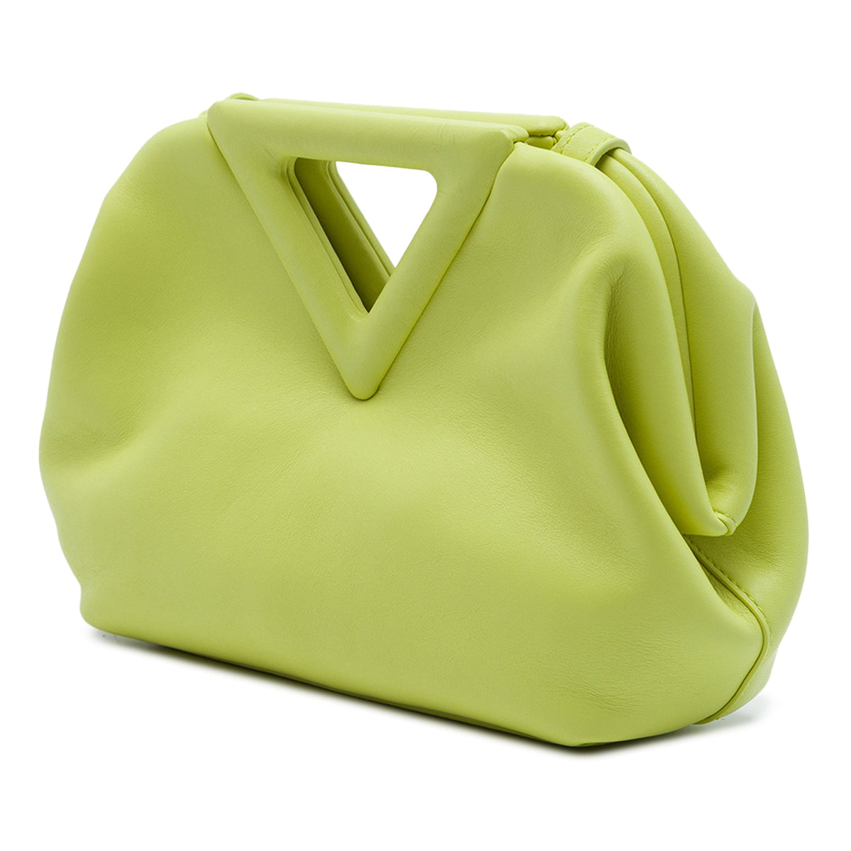 Bottega Veneta Small Leather The Point Triangle Satchel