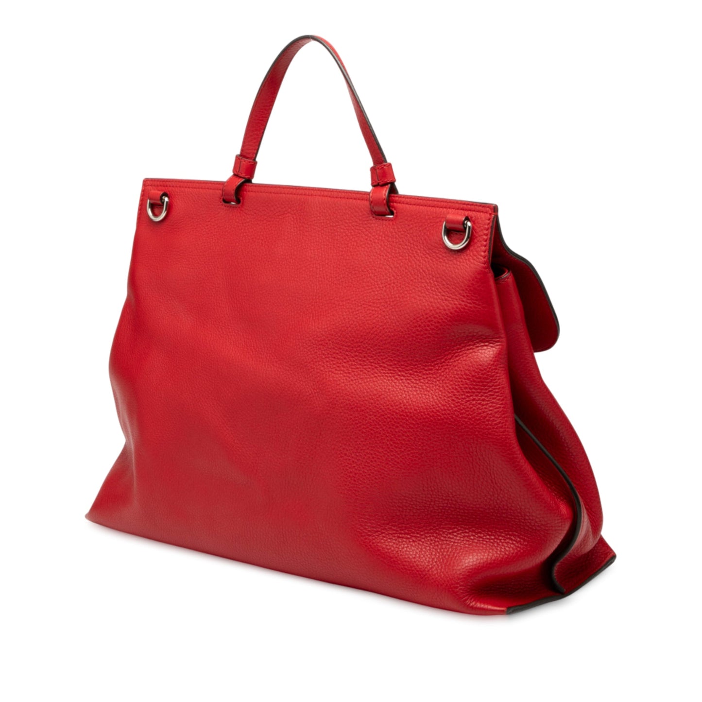 Gucci Large Calfskin Bamboo Daily Satchel