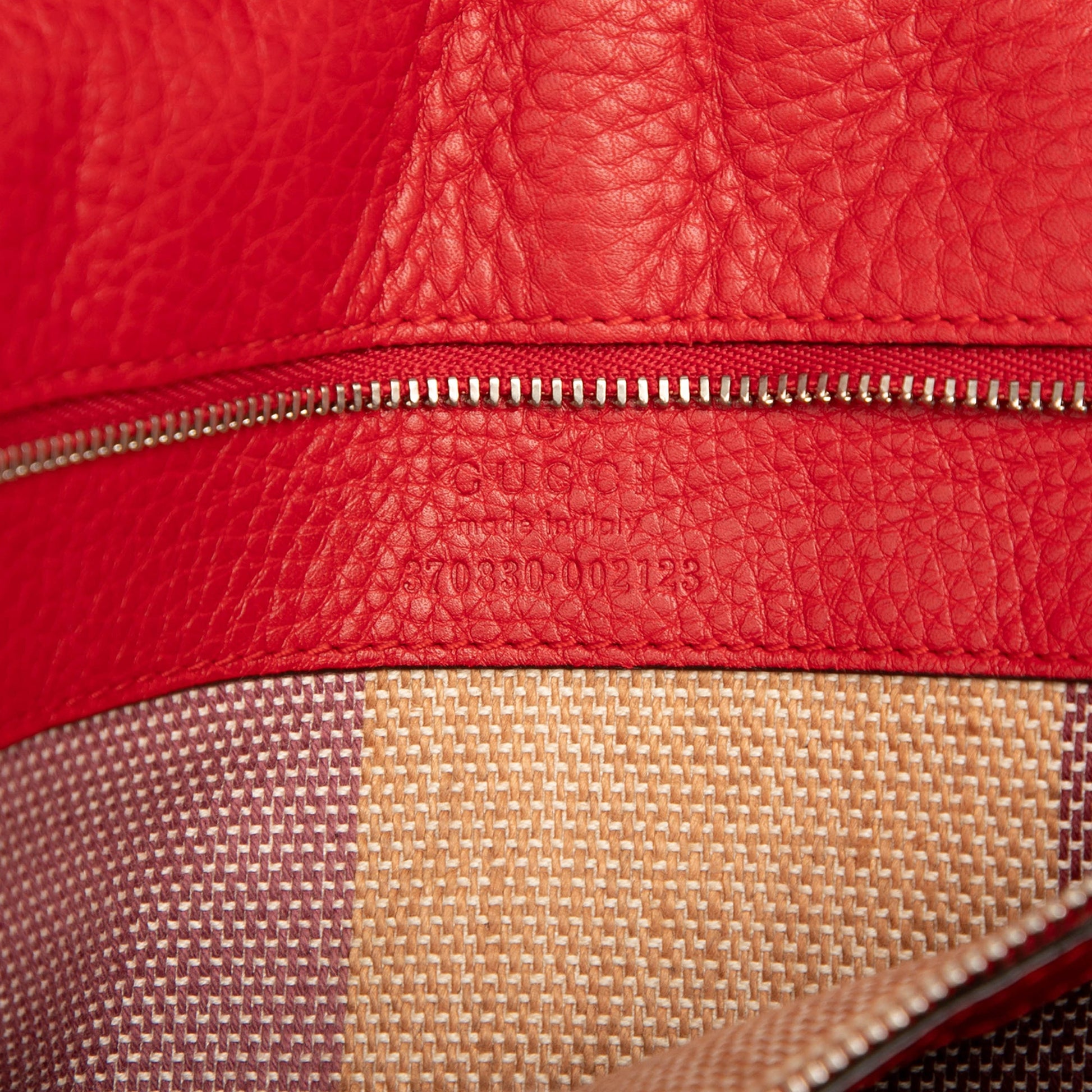 Gucci Large Calfskin Bamboo Daily Satchel