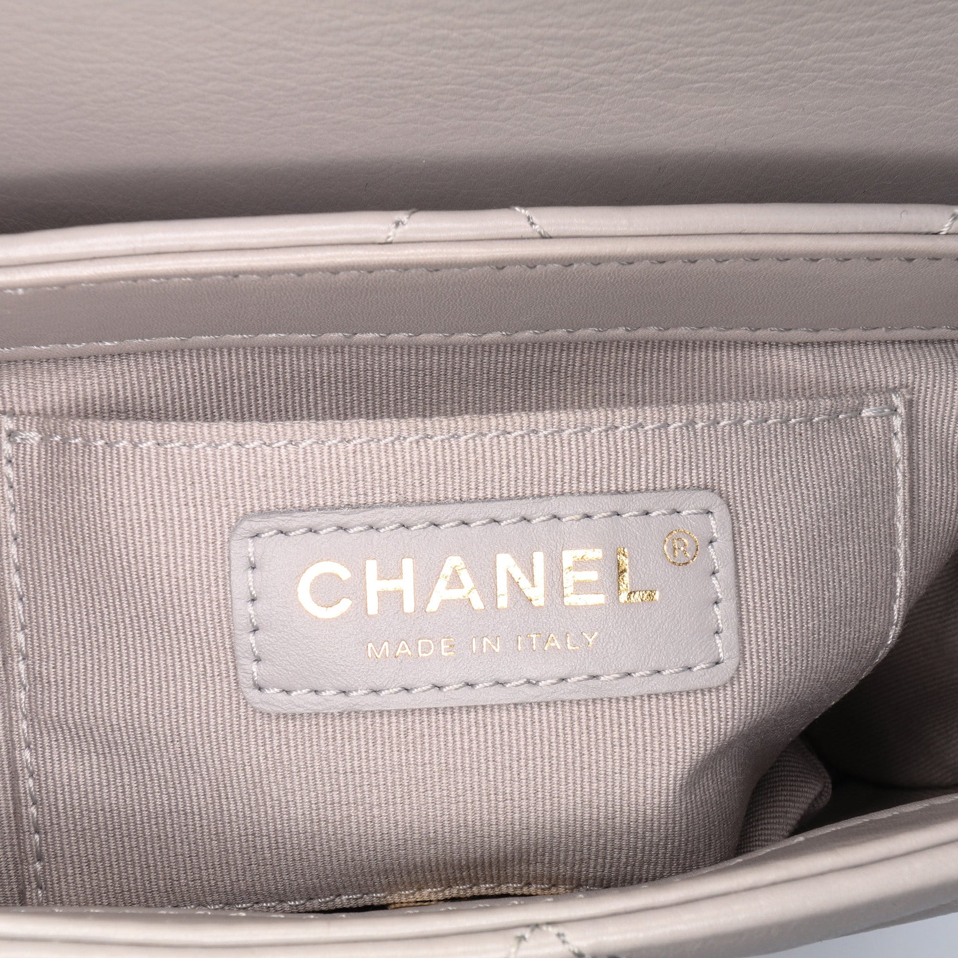 Chanel CC Quilted Lambskin Rounded Flap