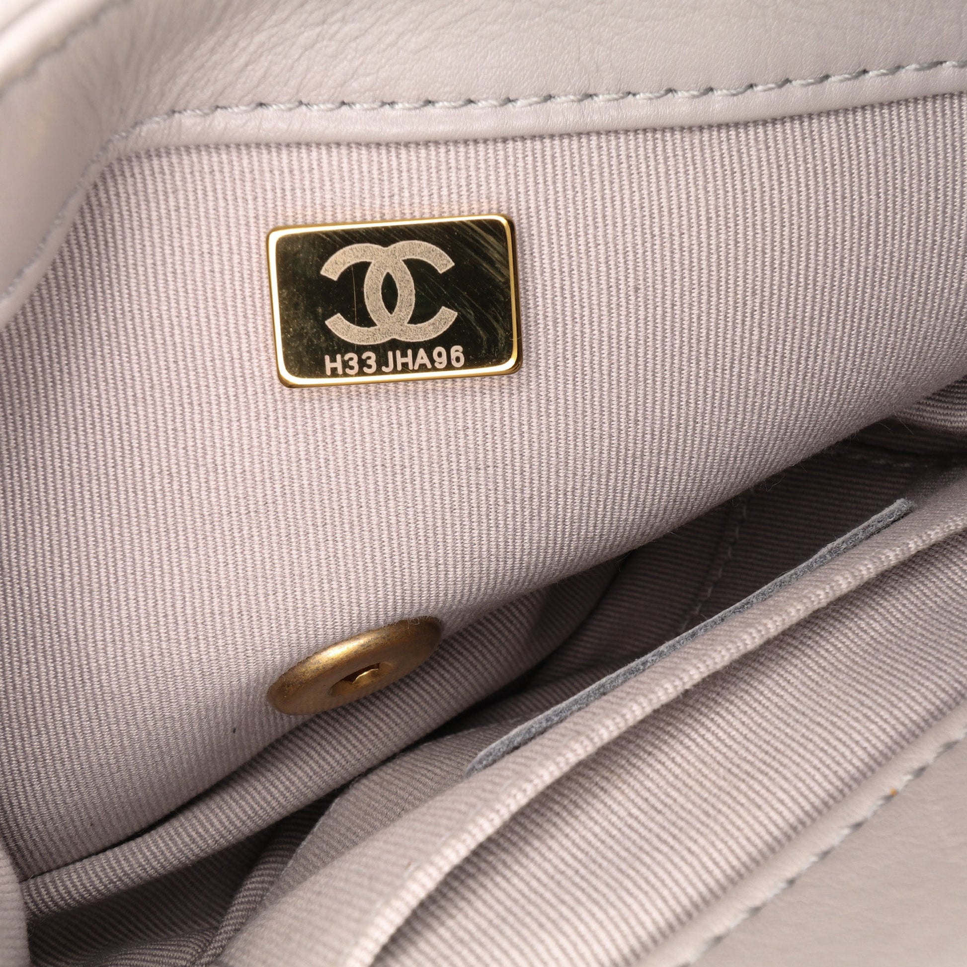 Chanel CC Quilted Lambskin Rounded Flap