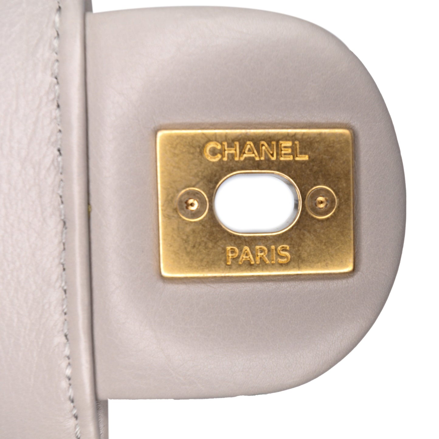 Chanel CC Quilted Lambskin Rounded Flap