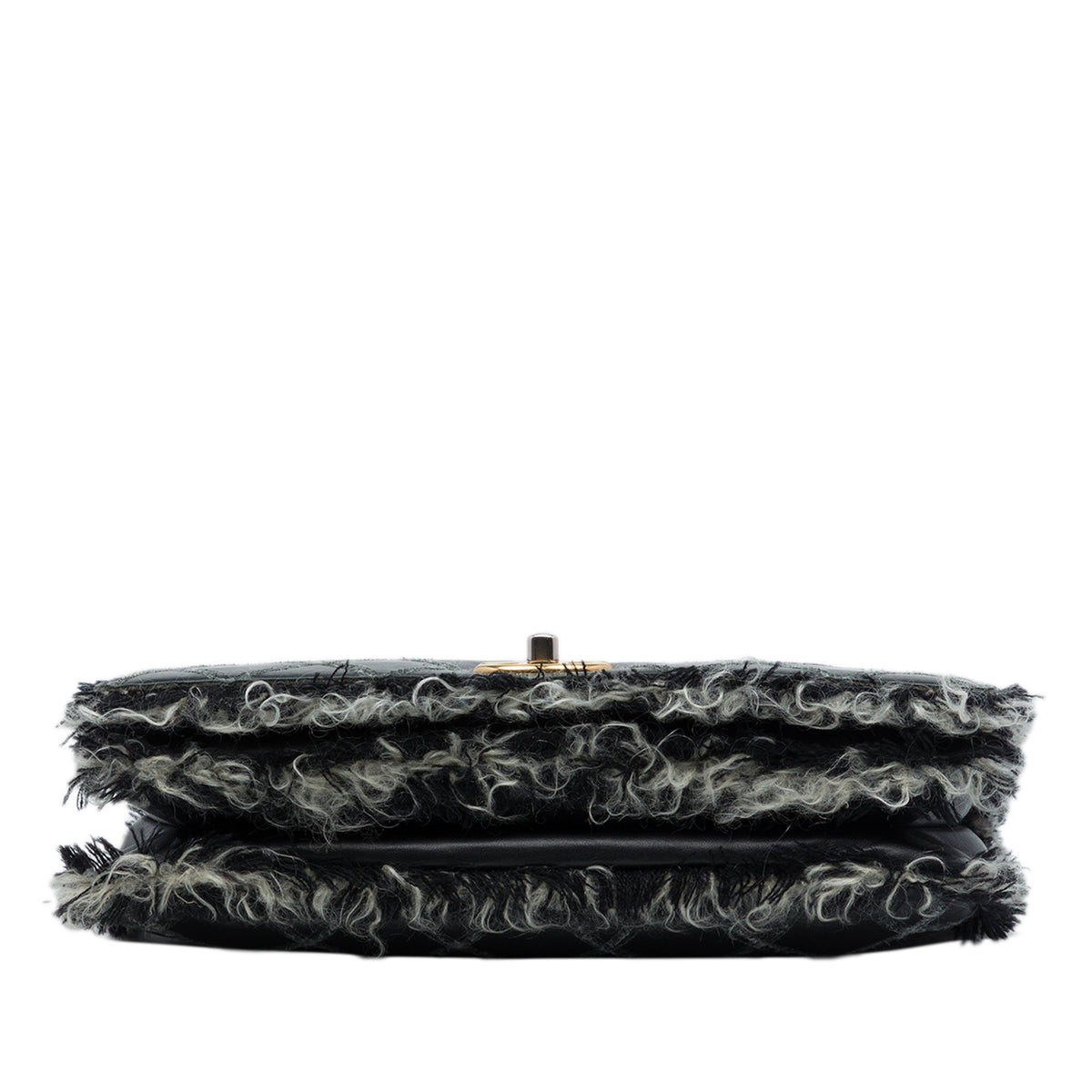 Chanel CC Quilted Lambskin Tweedy Flap