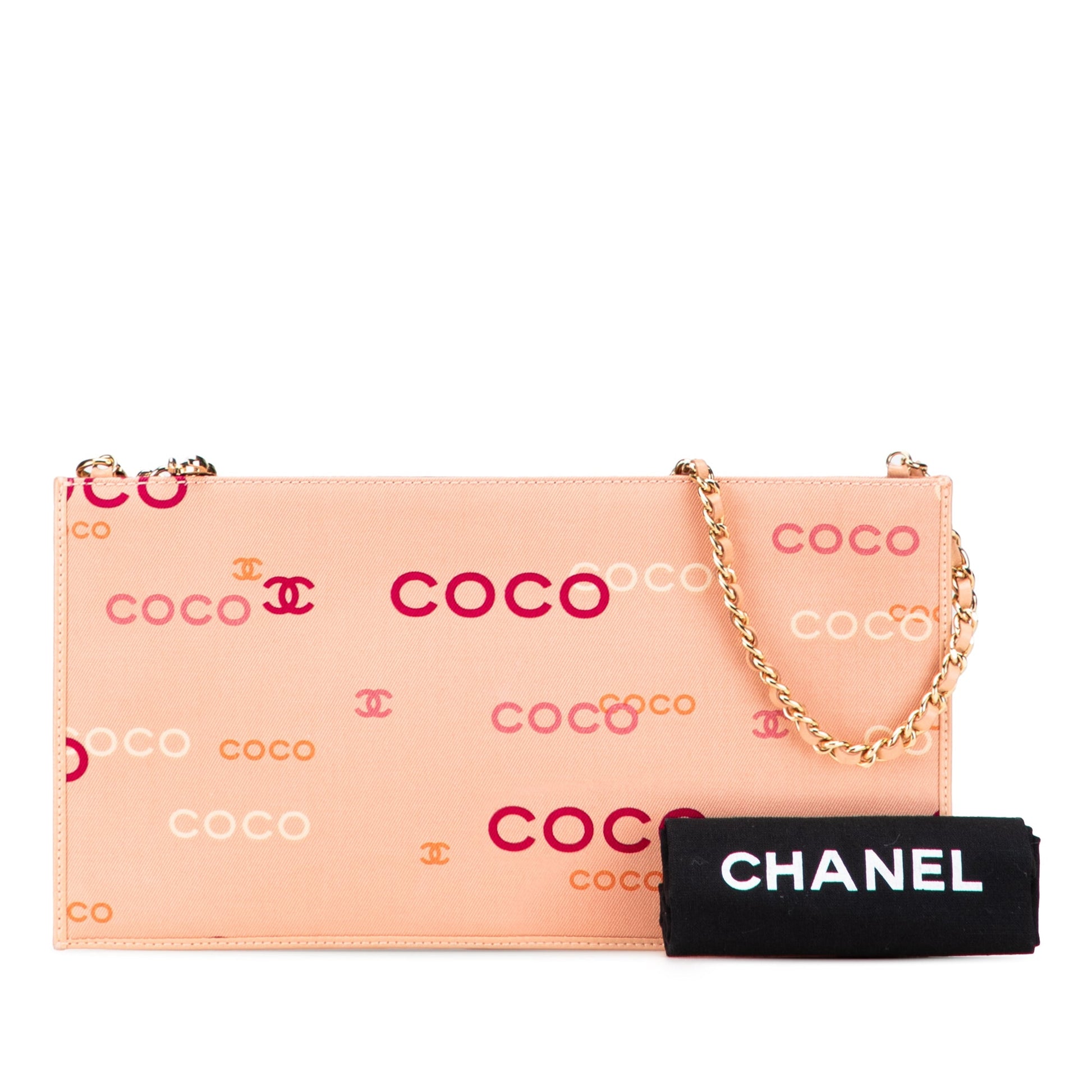 Chanel Canvas Coco Chain Pochette