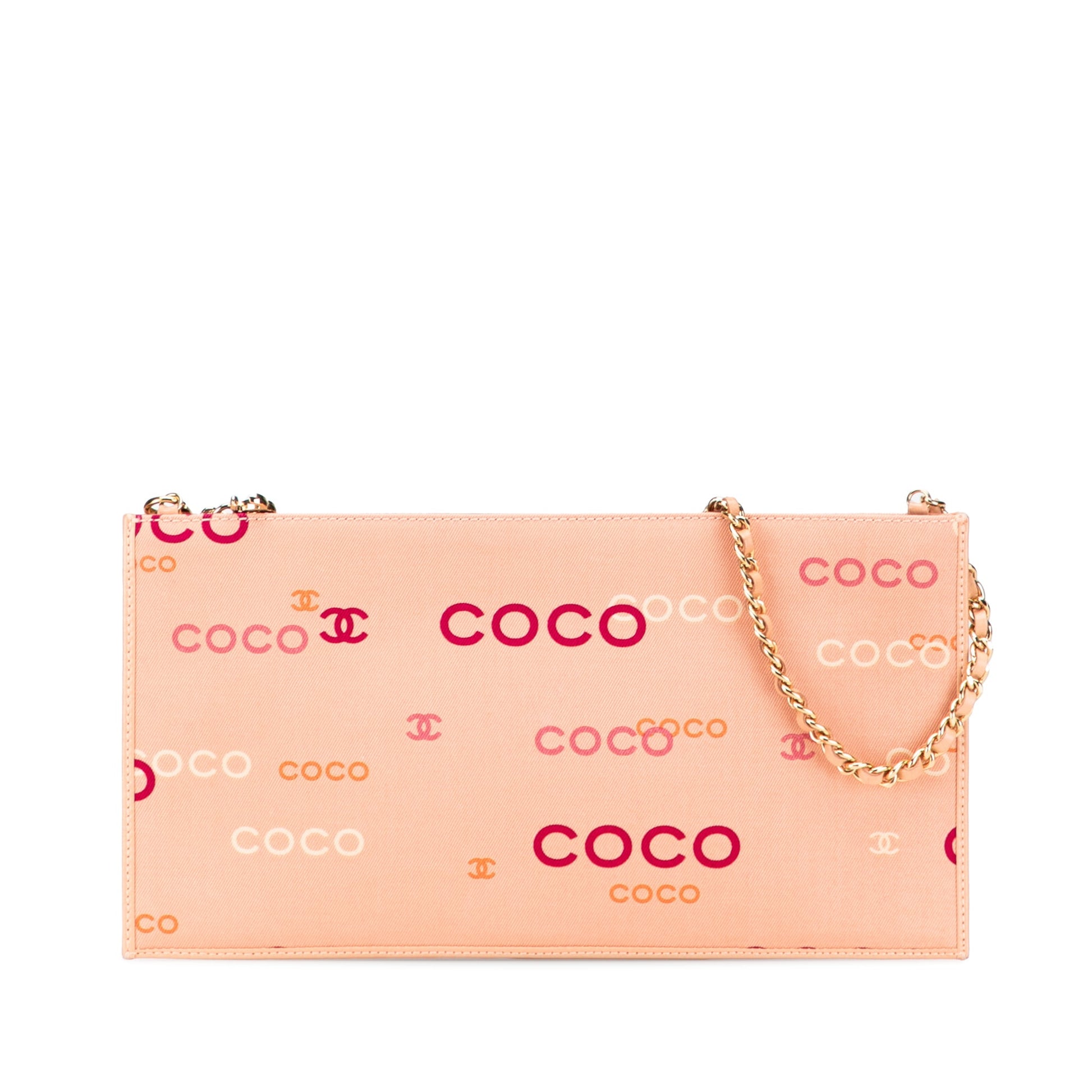 Chanel Canvas Coco Chain Pochette