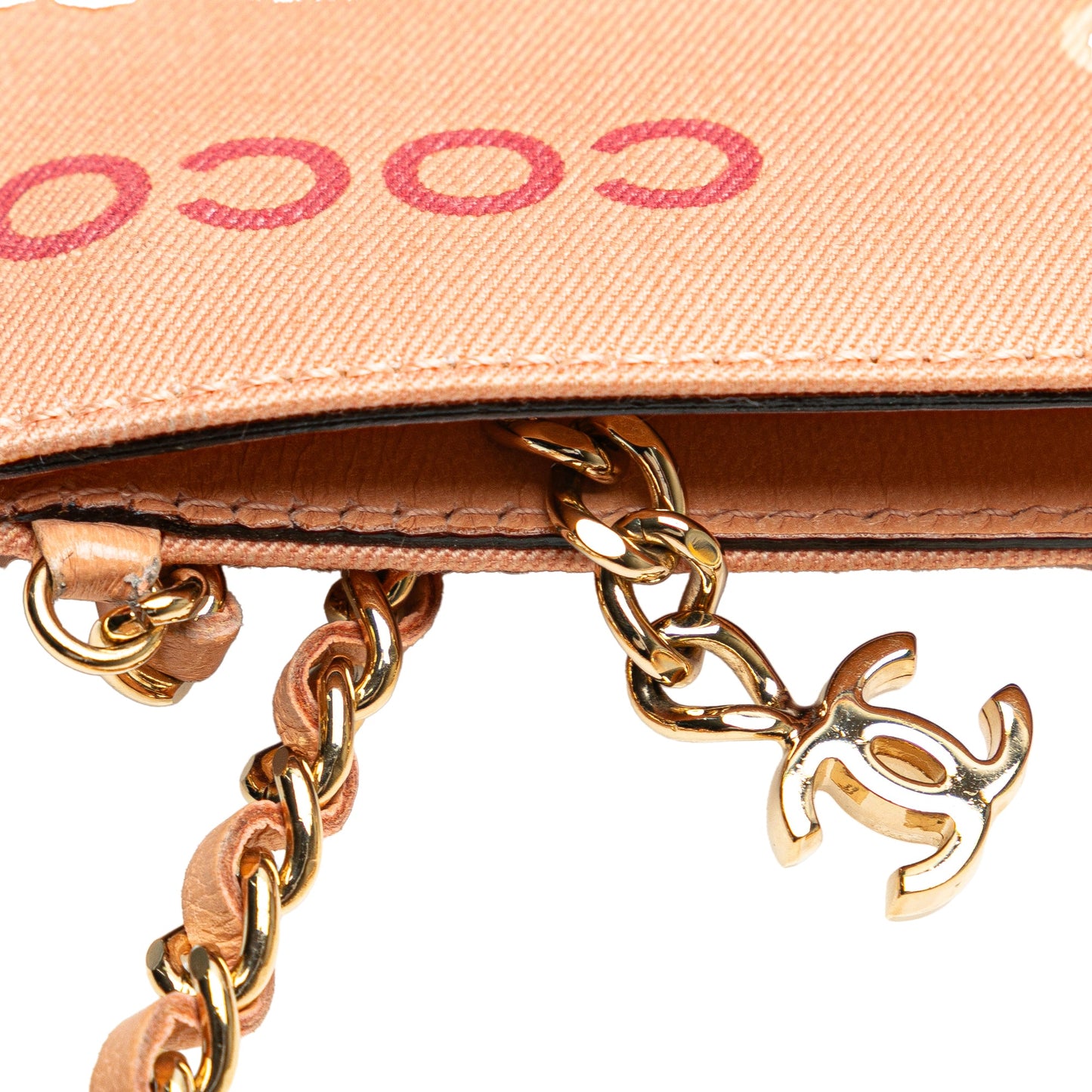 Chanel Canvas Coco Chain Pochette