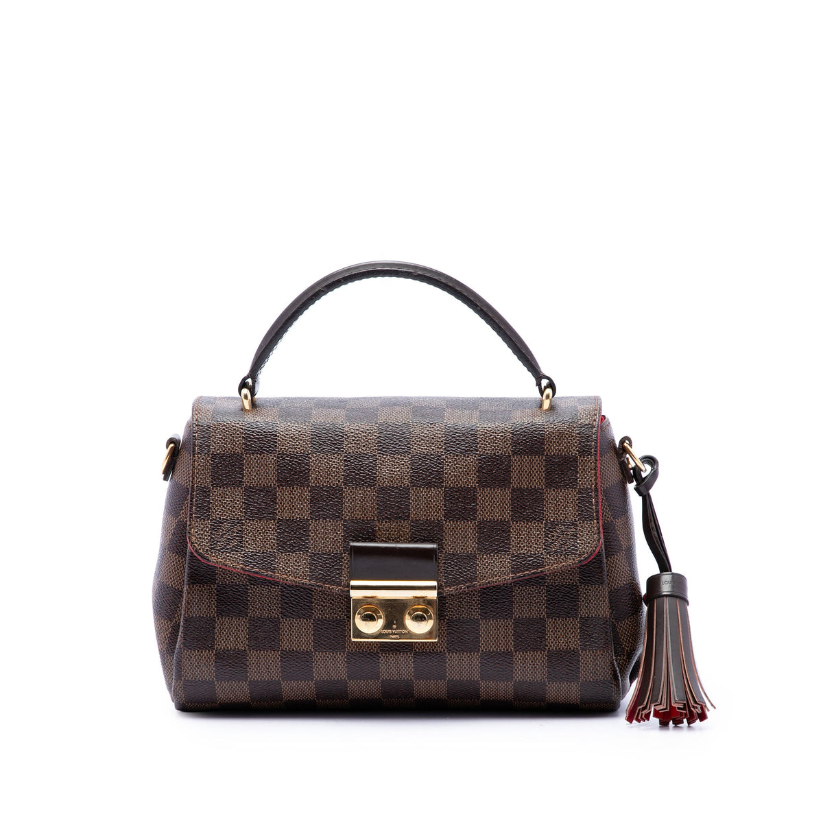 Louis Vuitton Damier Ebene Croisette — Brown