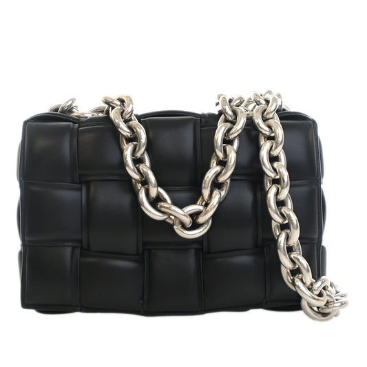 Bottega Veneta Nappa Intrecciato Padded Chain Cassette Satchel
