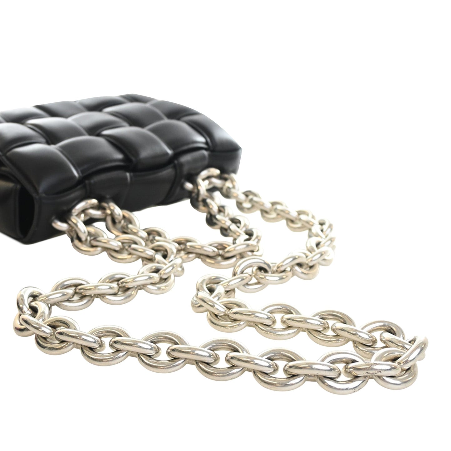 Bottega Veneta Nappa Intrecciato Padded Chain Cassette Satchel