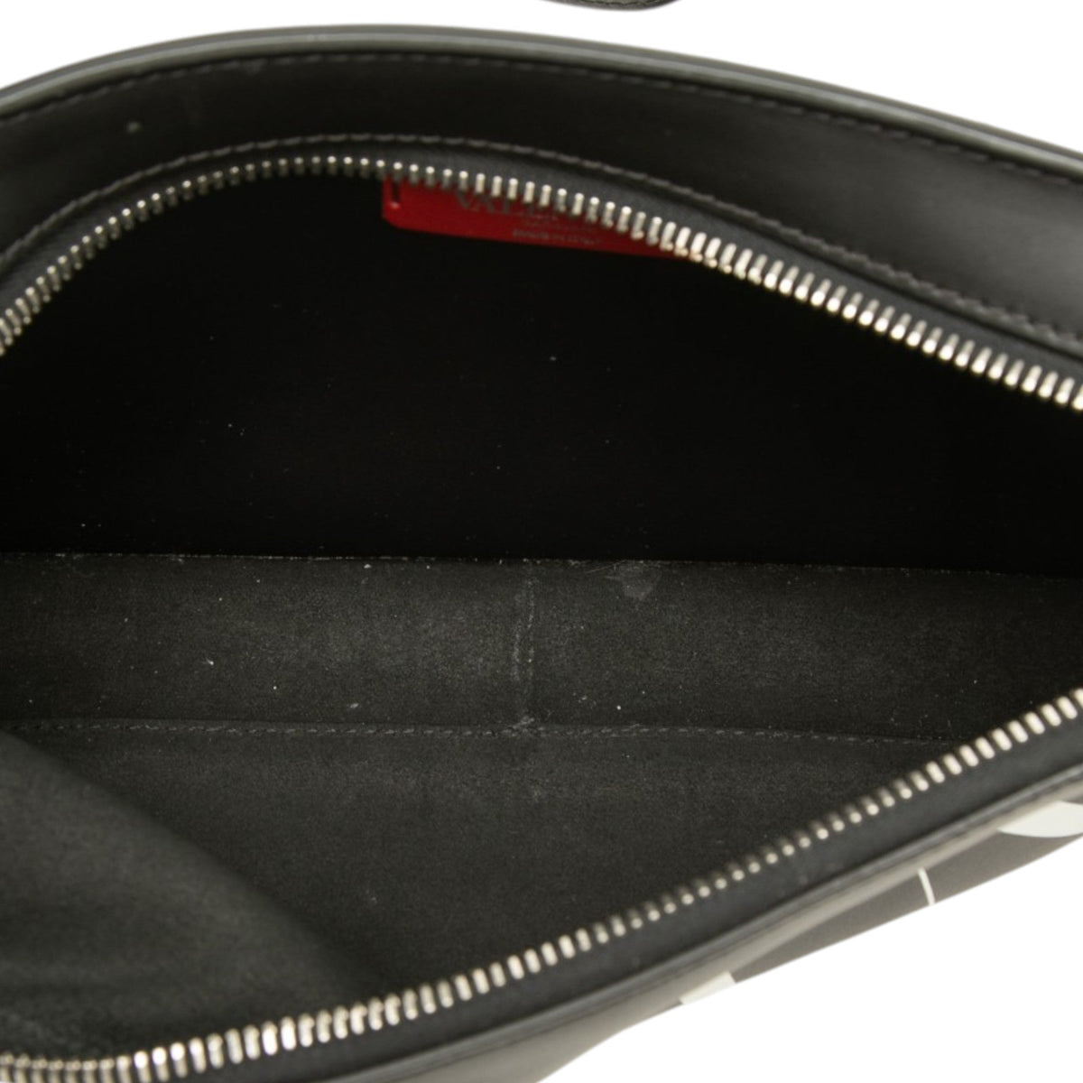Valentino Leather VLTN Rockstud Belt Bag — Black