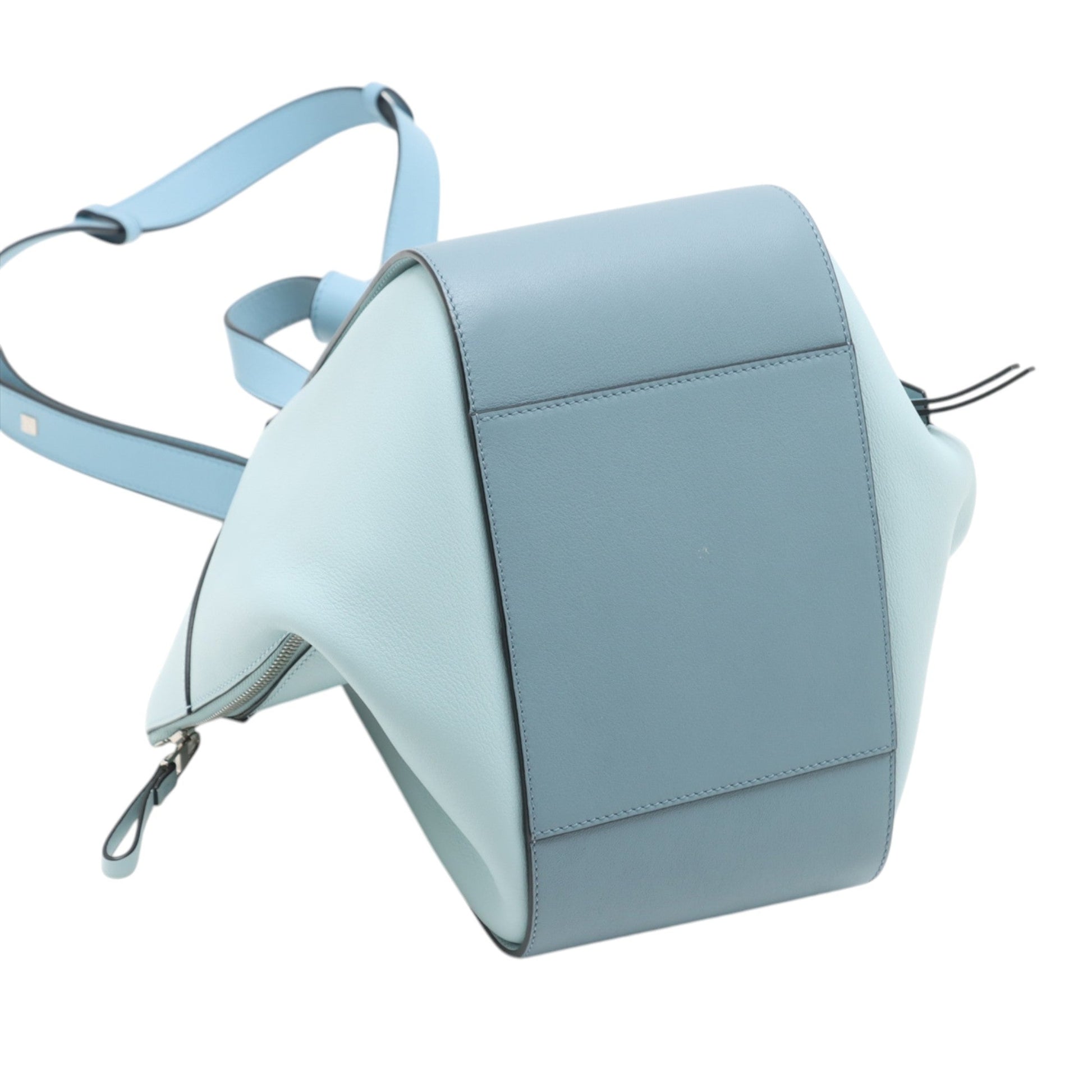 LOEWE Small Bicolor Leather Hammock Satchel
