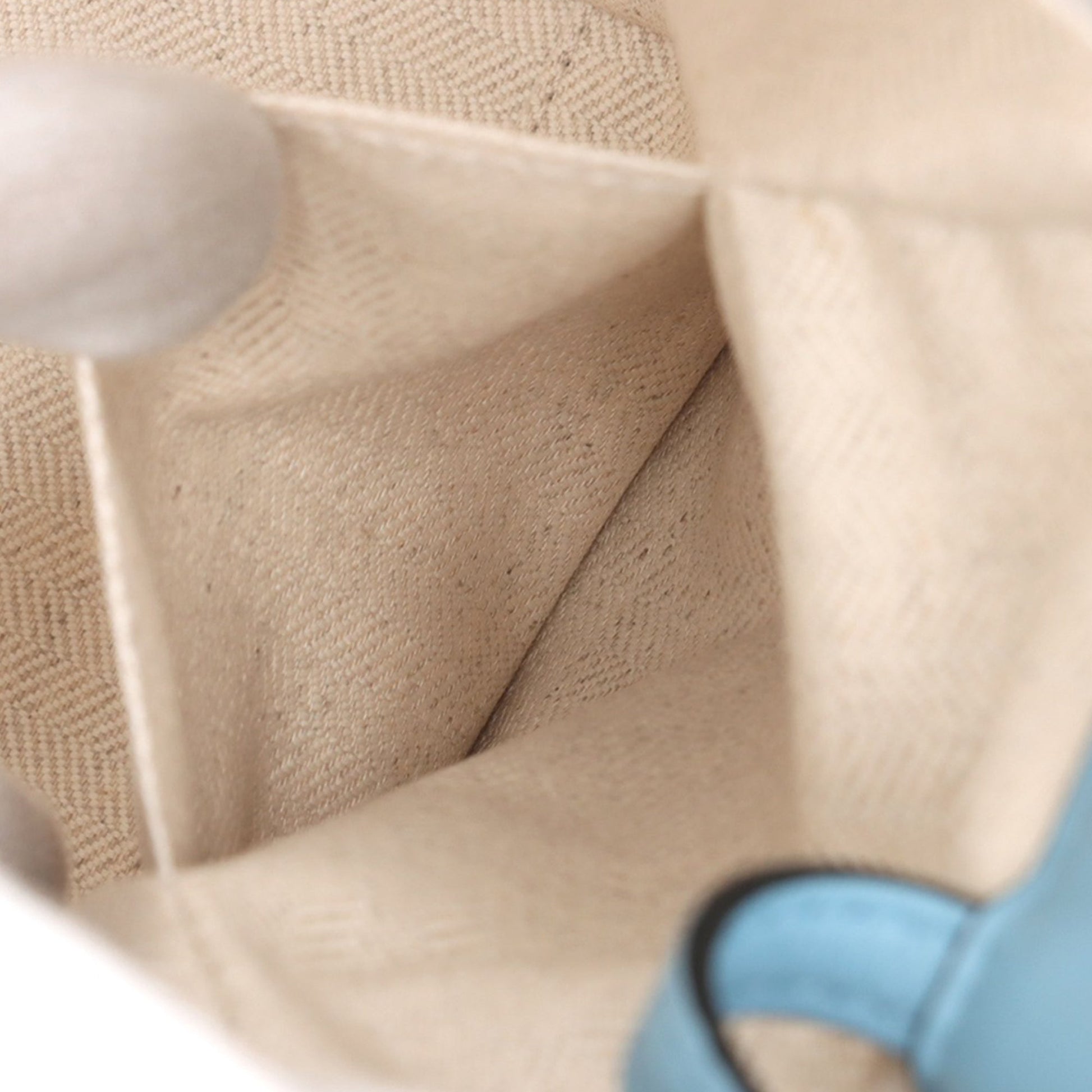 LOEWE Small Bicolor Leather Hammock Satchel