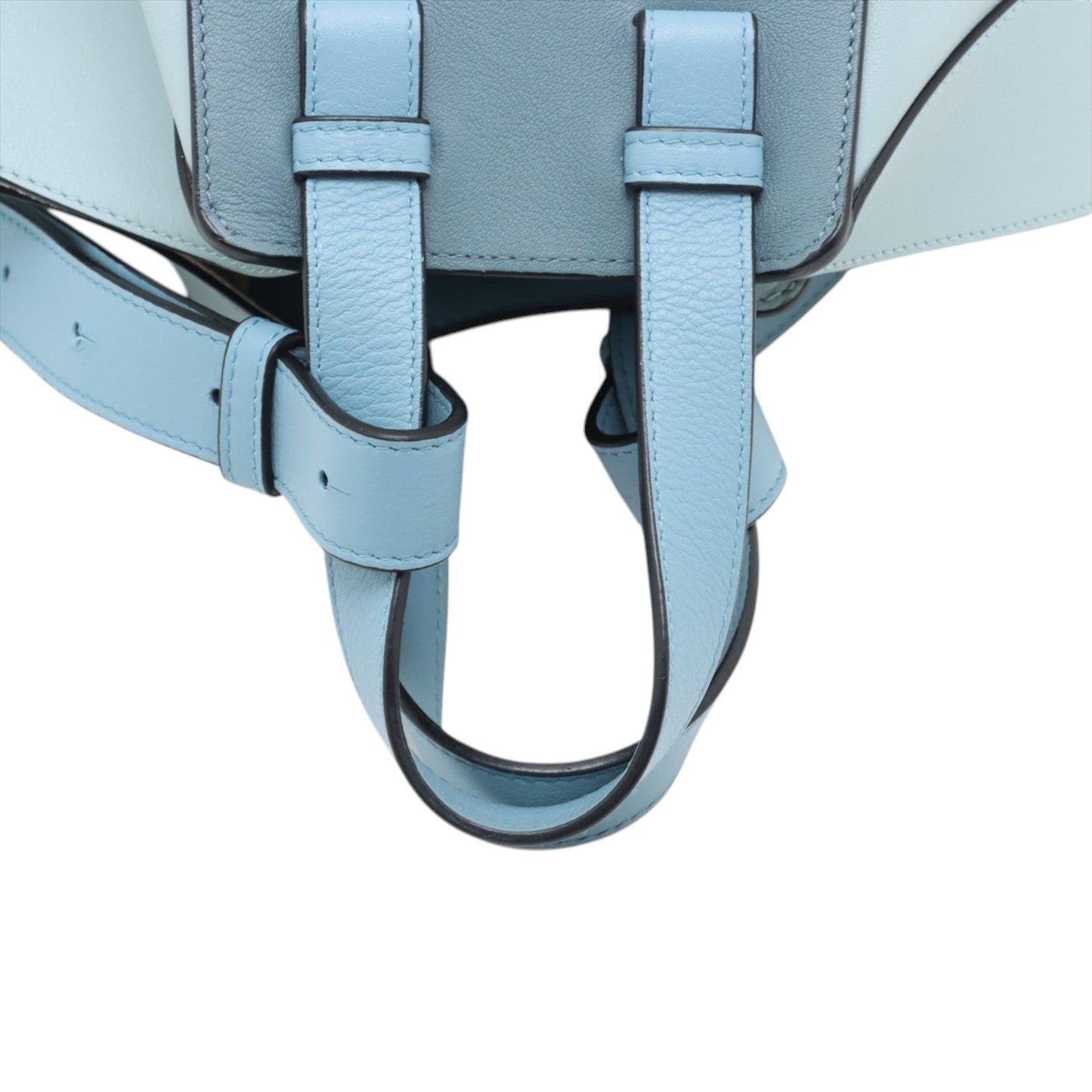 LOEWE Small Bicolor Leather Hammock Satchel