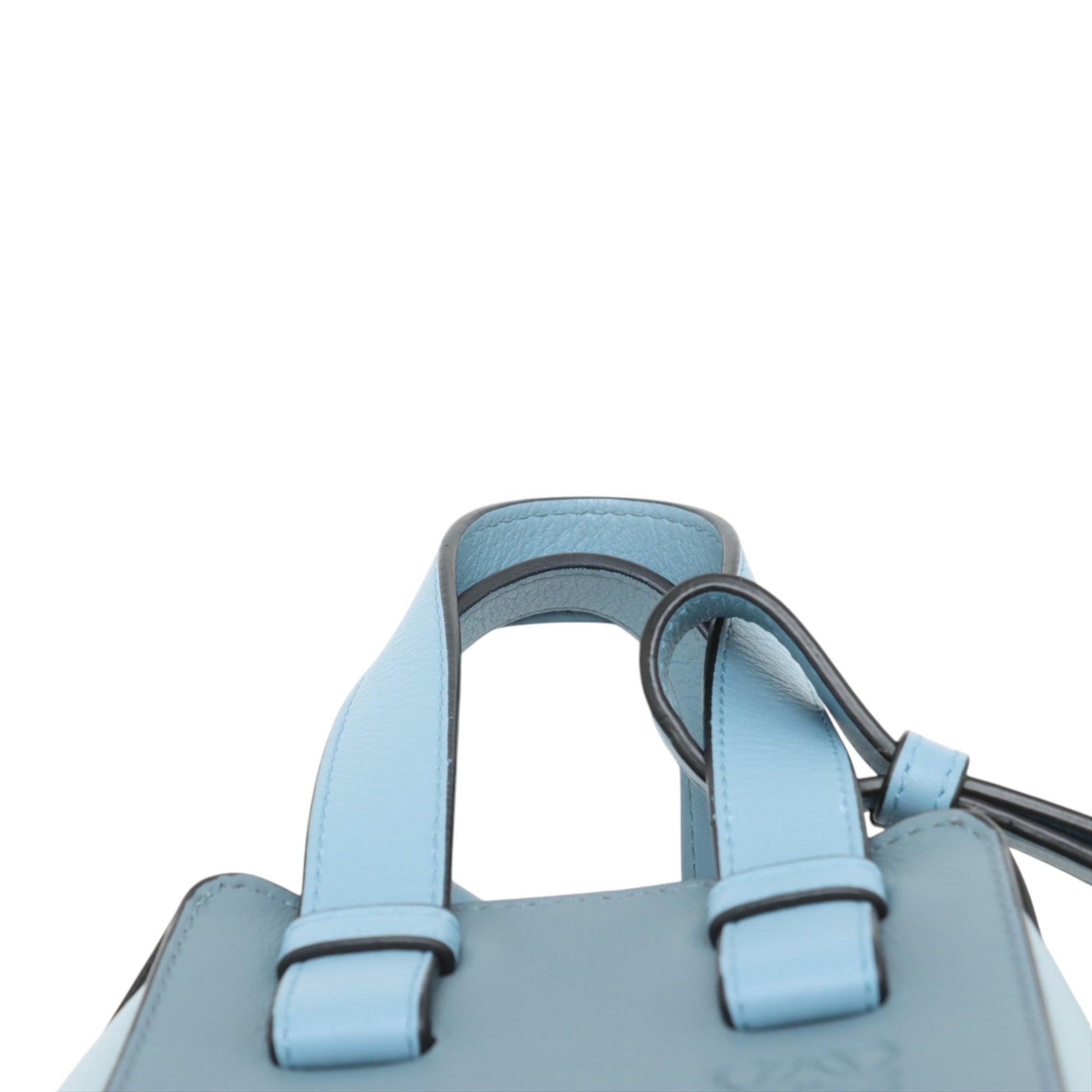 LOEWE Small Bicolor Leather Hammock Satchel