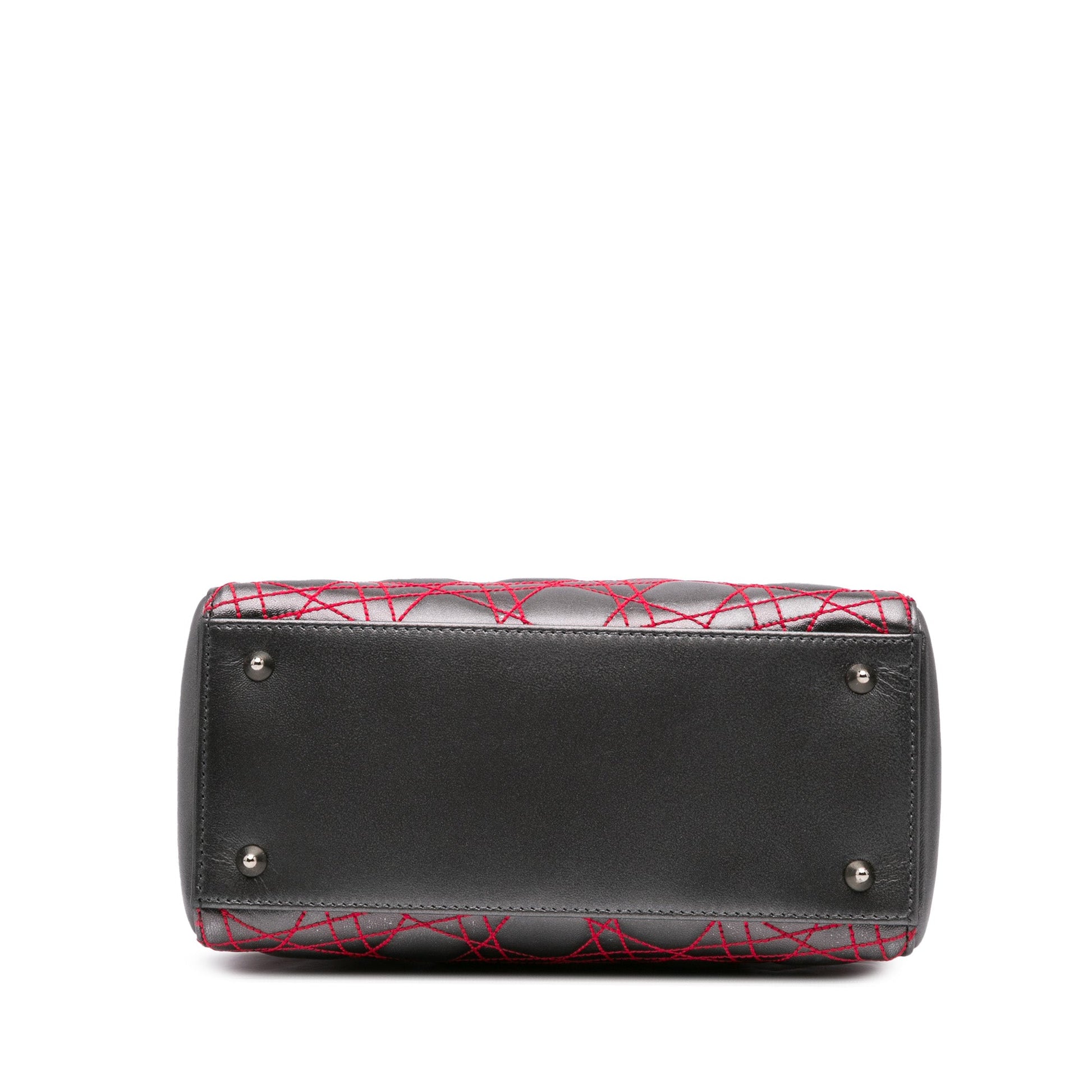 Dior Anselm Reyle Medium Metallic Lambskin Cannage Lady Dior