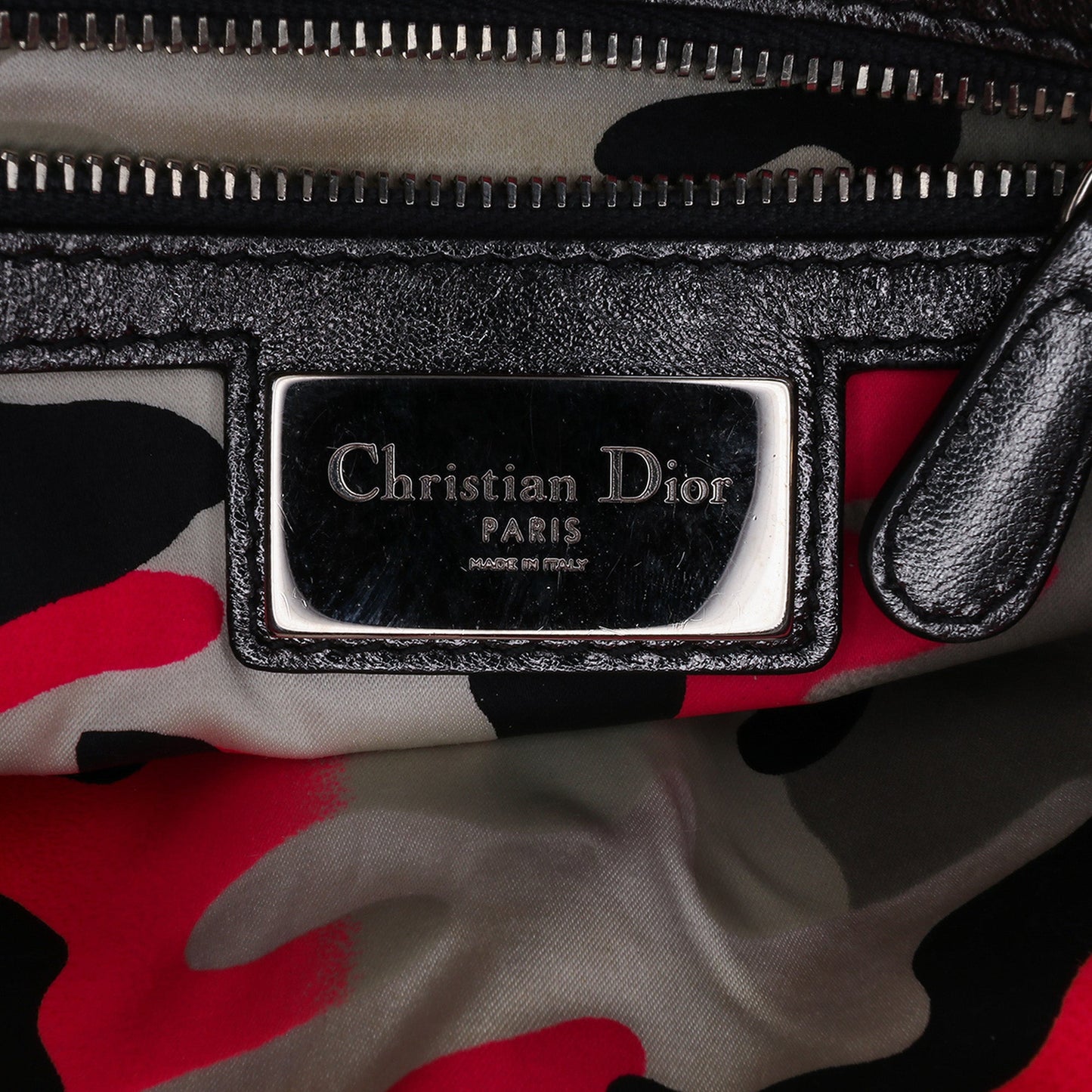 Dior Anselm Reyle Medium Metallic Lambskin Cannage Lady Dior