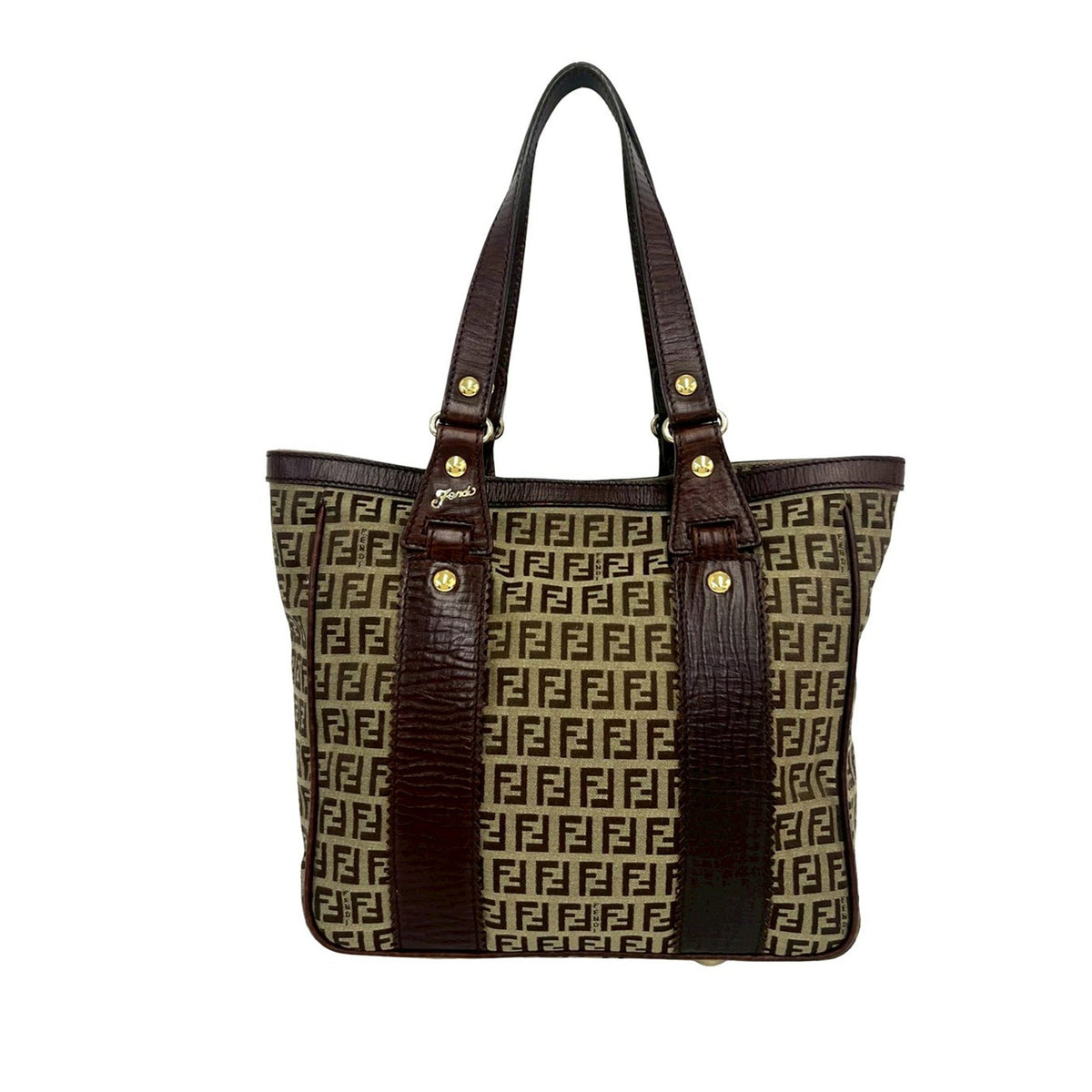 Fendi Zucchino Canvas Tote