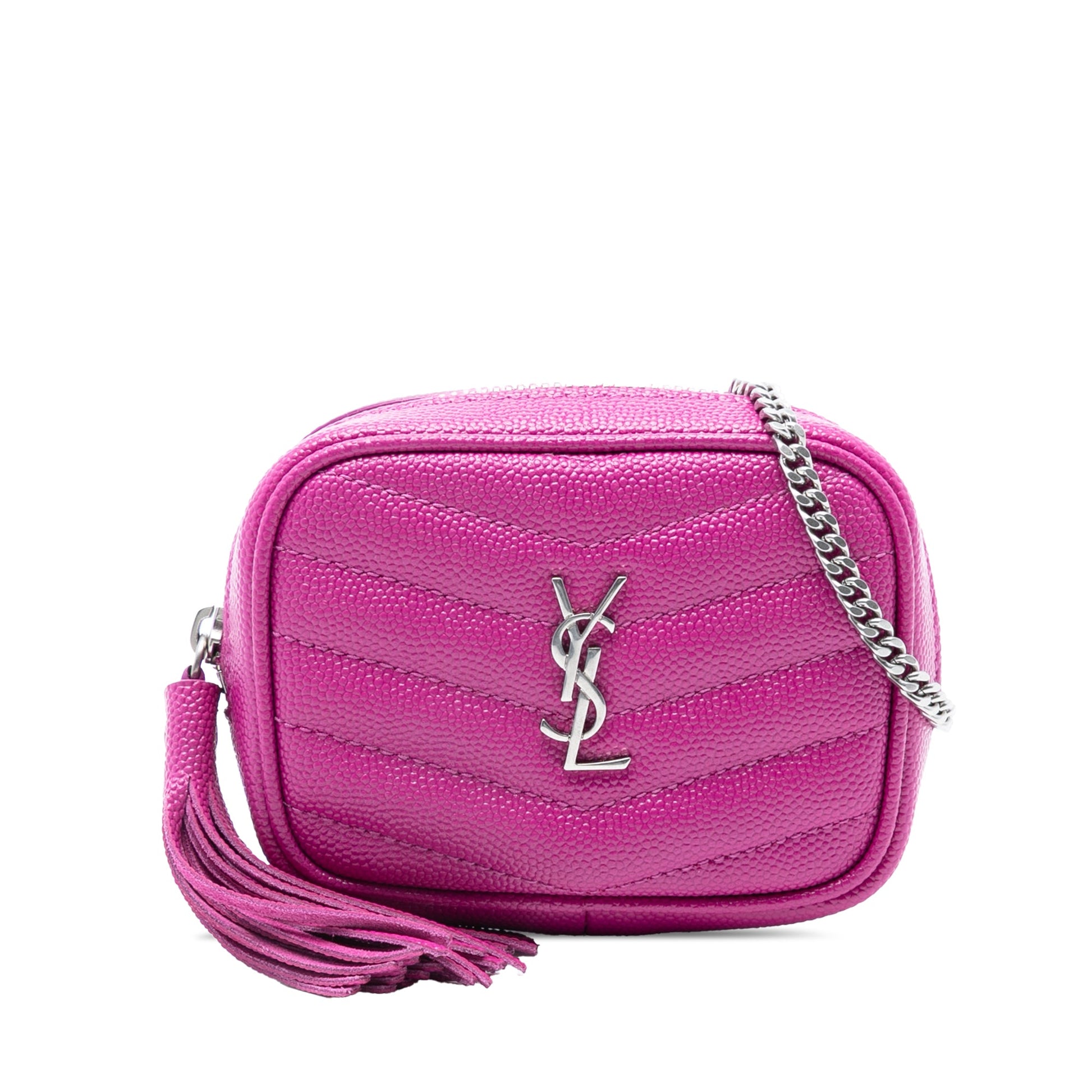 Saint Laurent Baby Matelasse Grain De Poudre Monogram Lou Camera Bag
