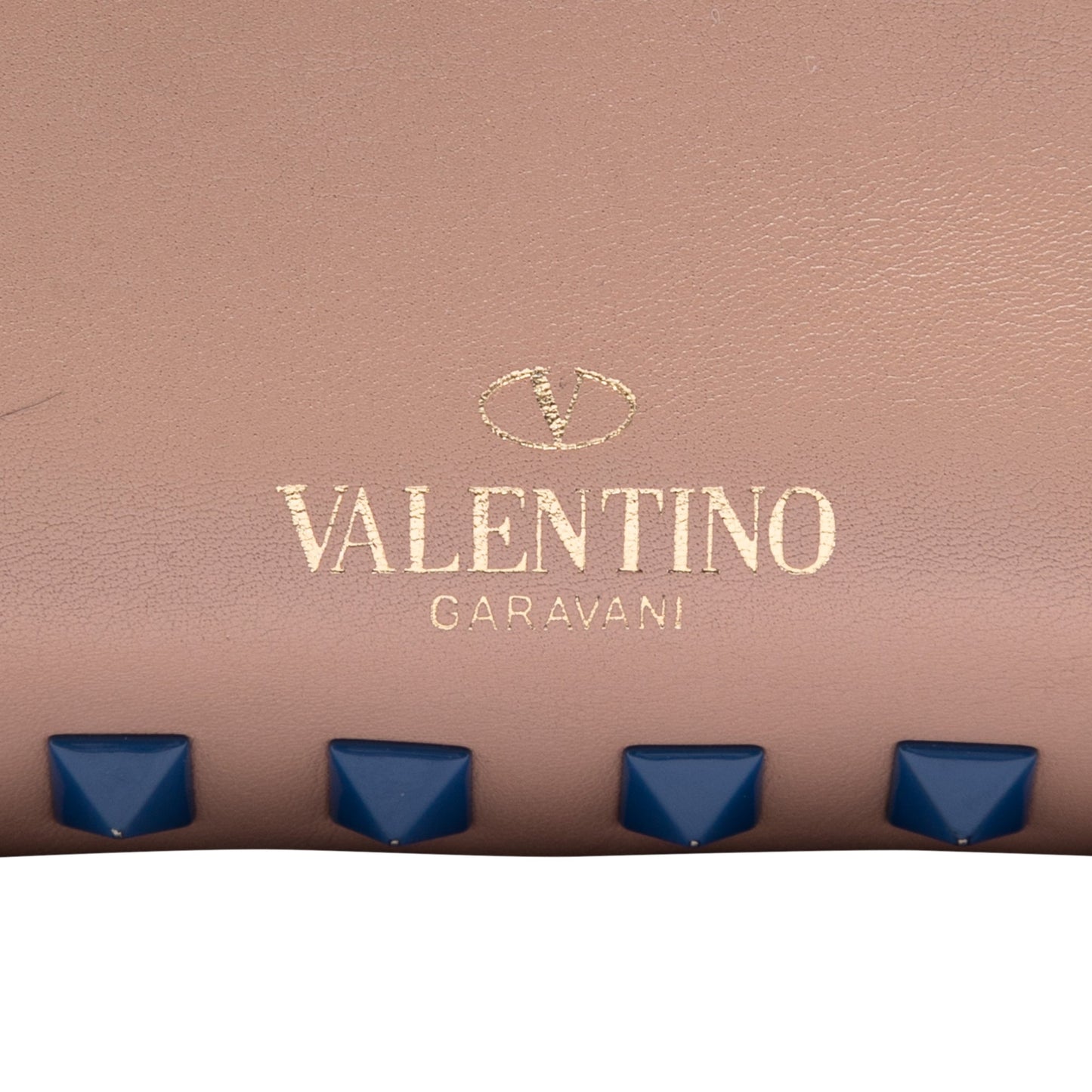 Valentino Mini Leather Colorblock Rockstud Trapeze Satchel