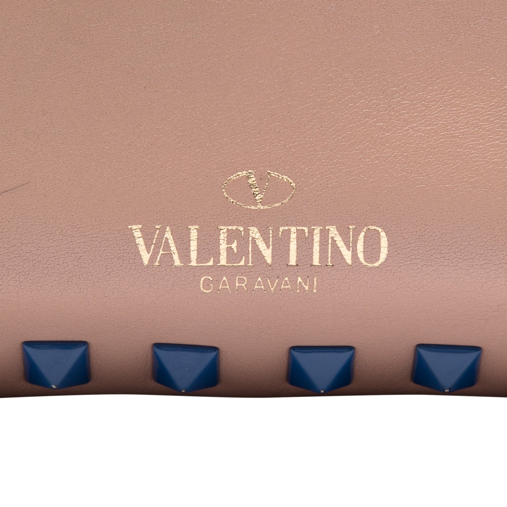 Valentino Mini Leather Colorblock Rockstud Trapeze Satchel