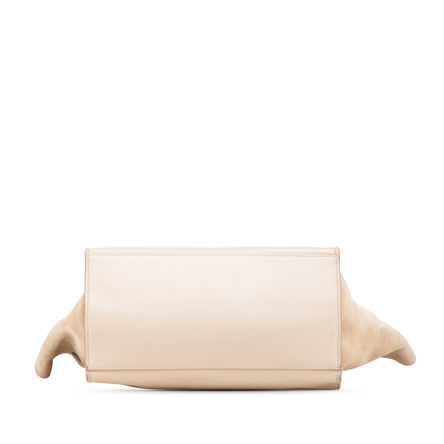 Celine Medium Bicolor Calfskin and Suede Trapeze Satchel