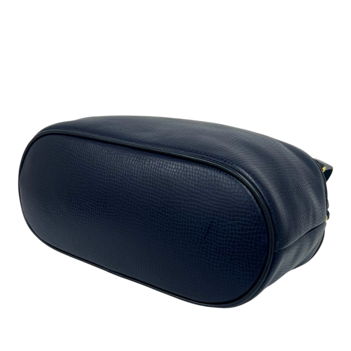 Dior Leather Top Handle Bag — Blue