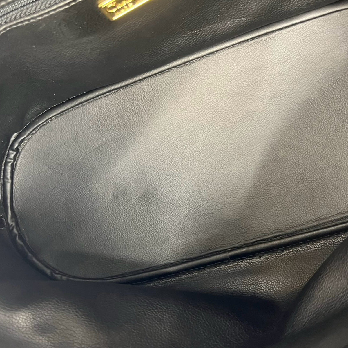 Dior Leather Top Handle Bag — Blue