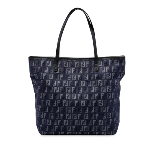 Fendi Zucchino Denim Tote