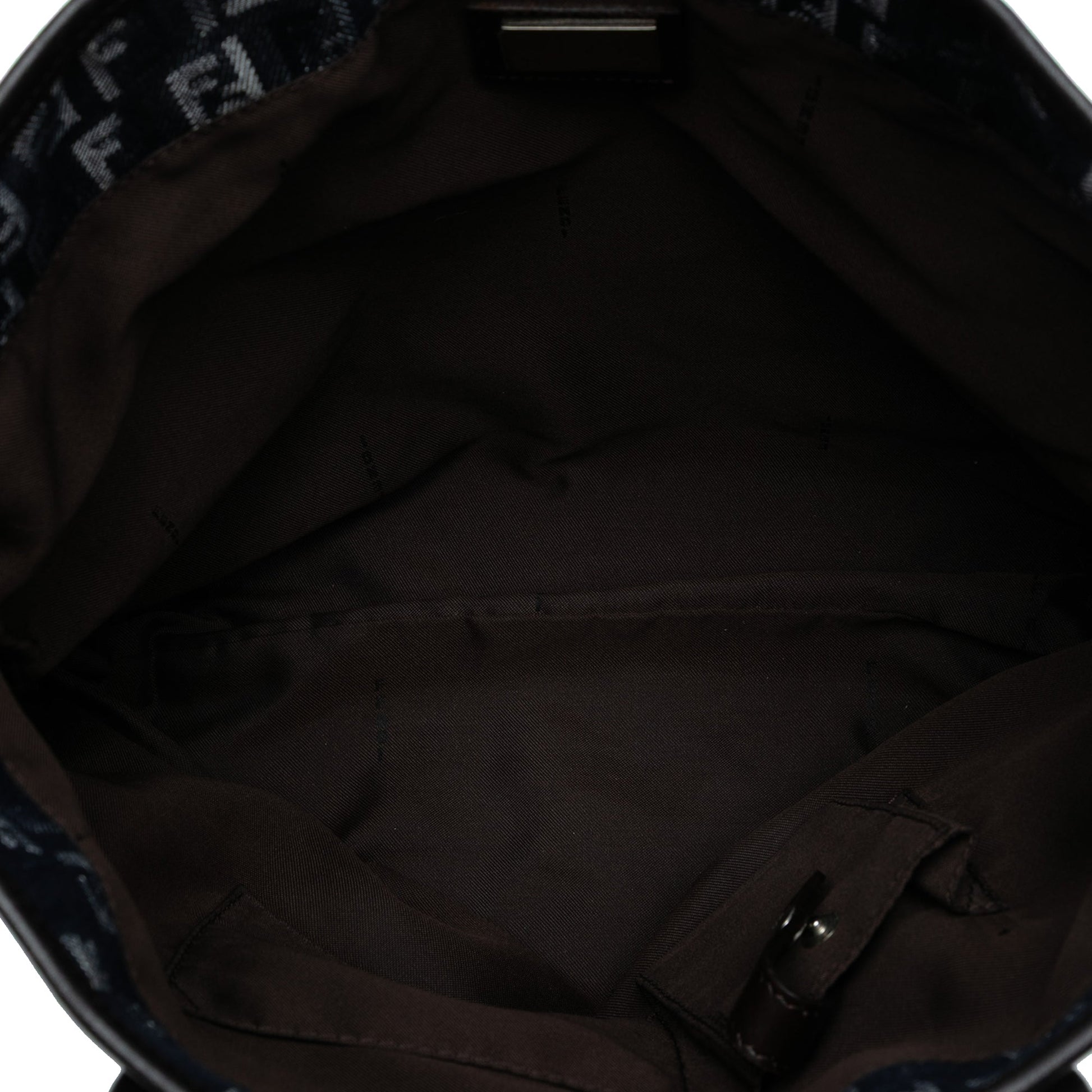 Fendi Zucchino Denim Tote
