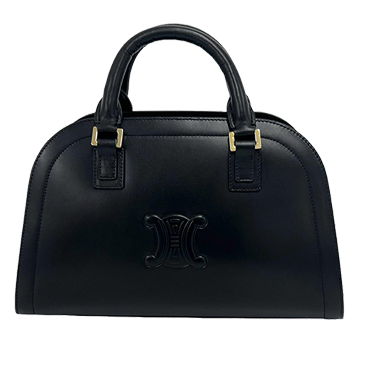 Celine Leather Triomphe Handbag