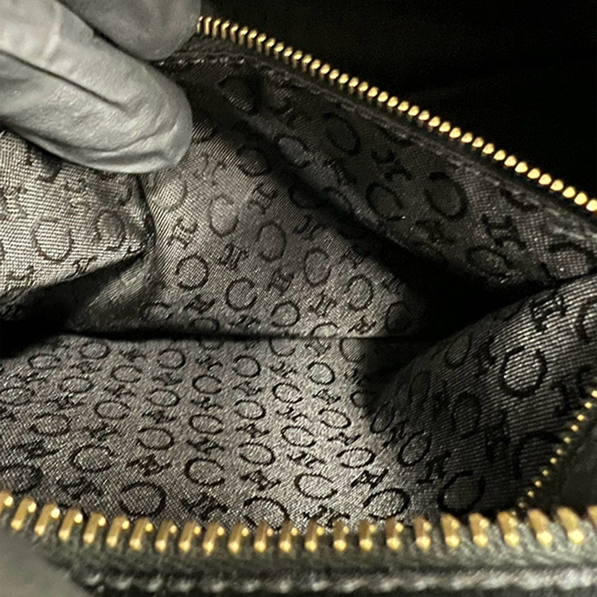 Celine Leather Triomphe Handbag