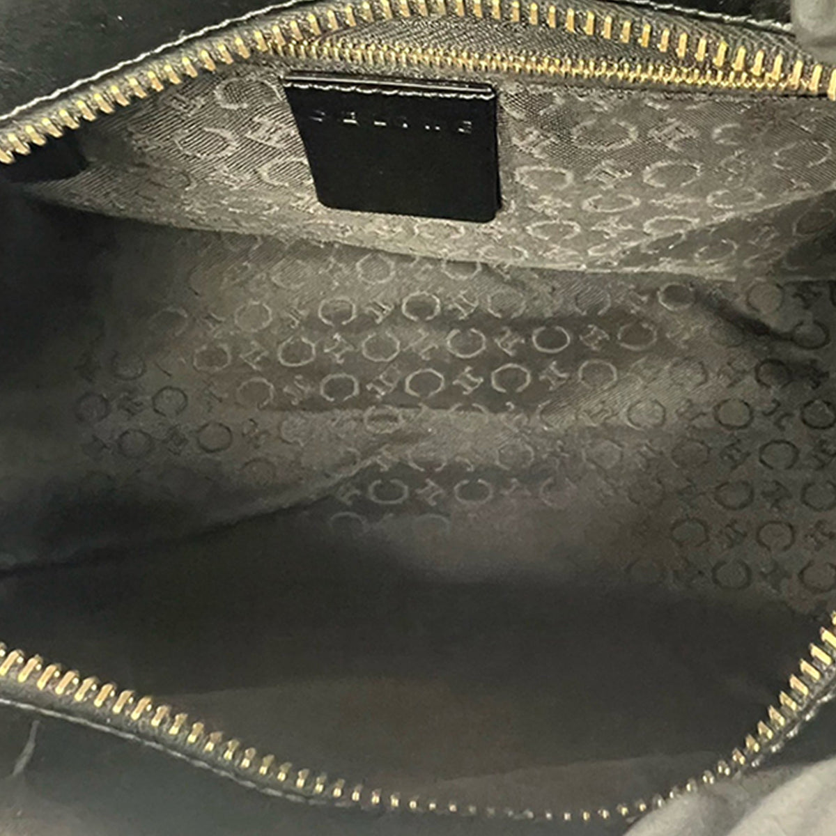 Celine Leather Triomphe Handbag