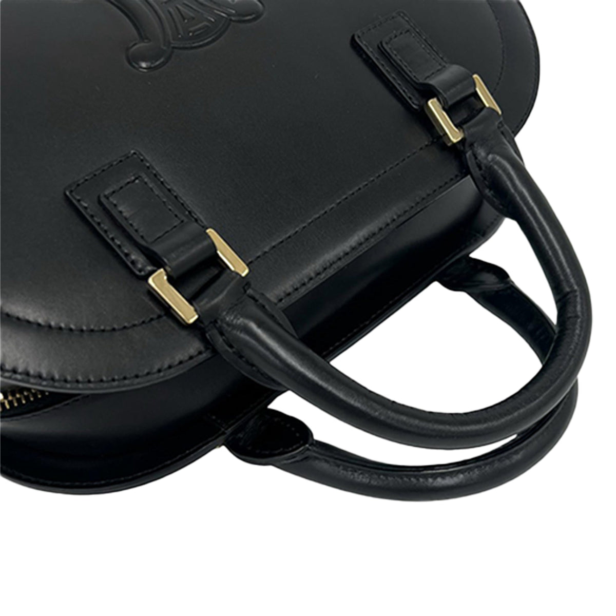 Celine Leather Triomphe Handbag
