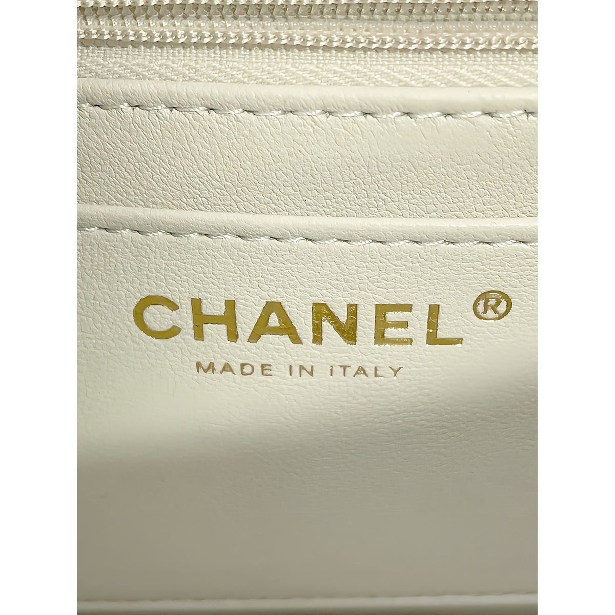 Chanel Mini CC Quilted Tweed Chain Handle Flap — Gray