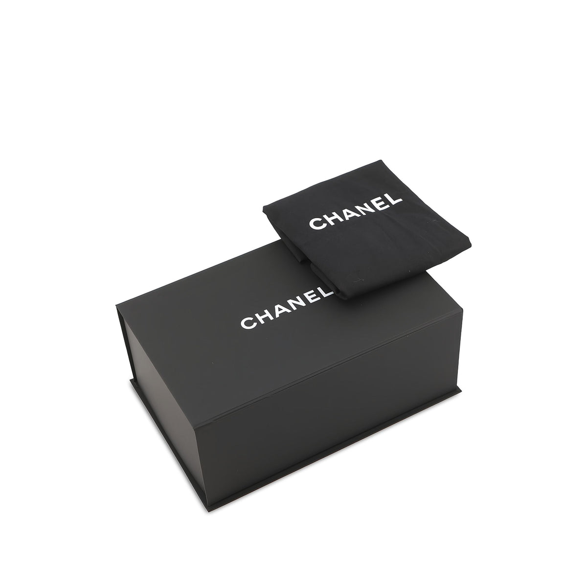 Chanel Mini CC Quilted Tweed Chain Handle Flap — Gray