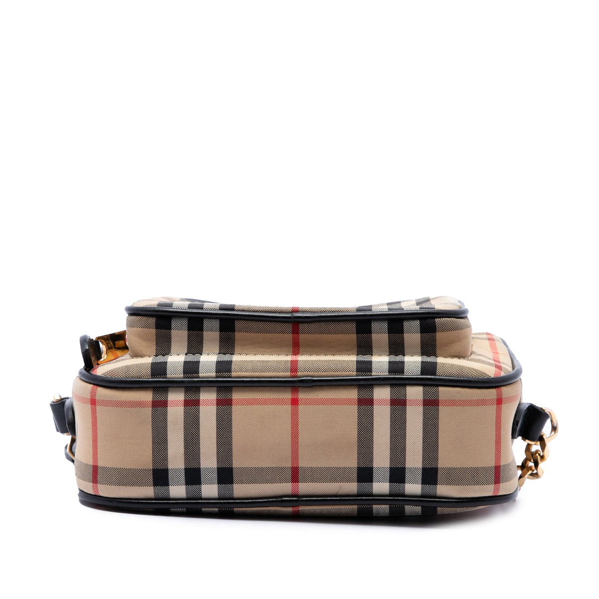 Burberry House Check Canvas Camera Bag — Beige
