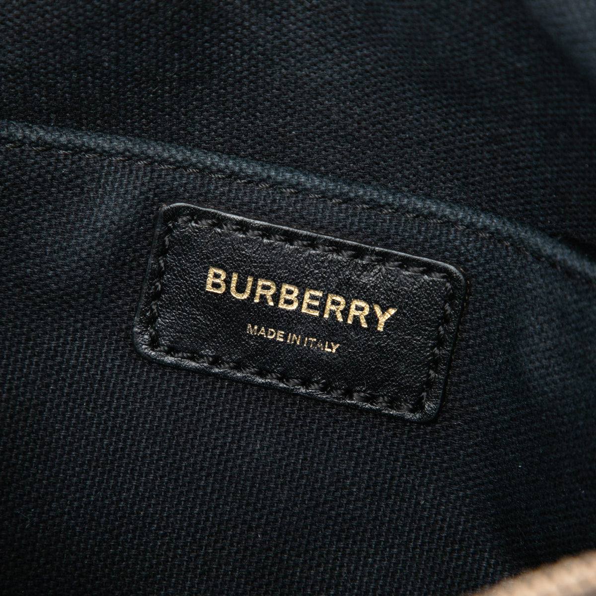 Burberry House Check Canvas Camera Bag — Beige
