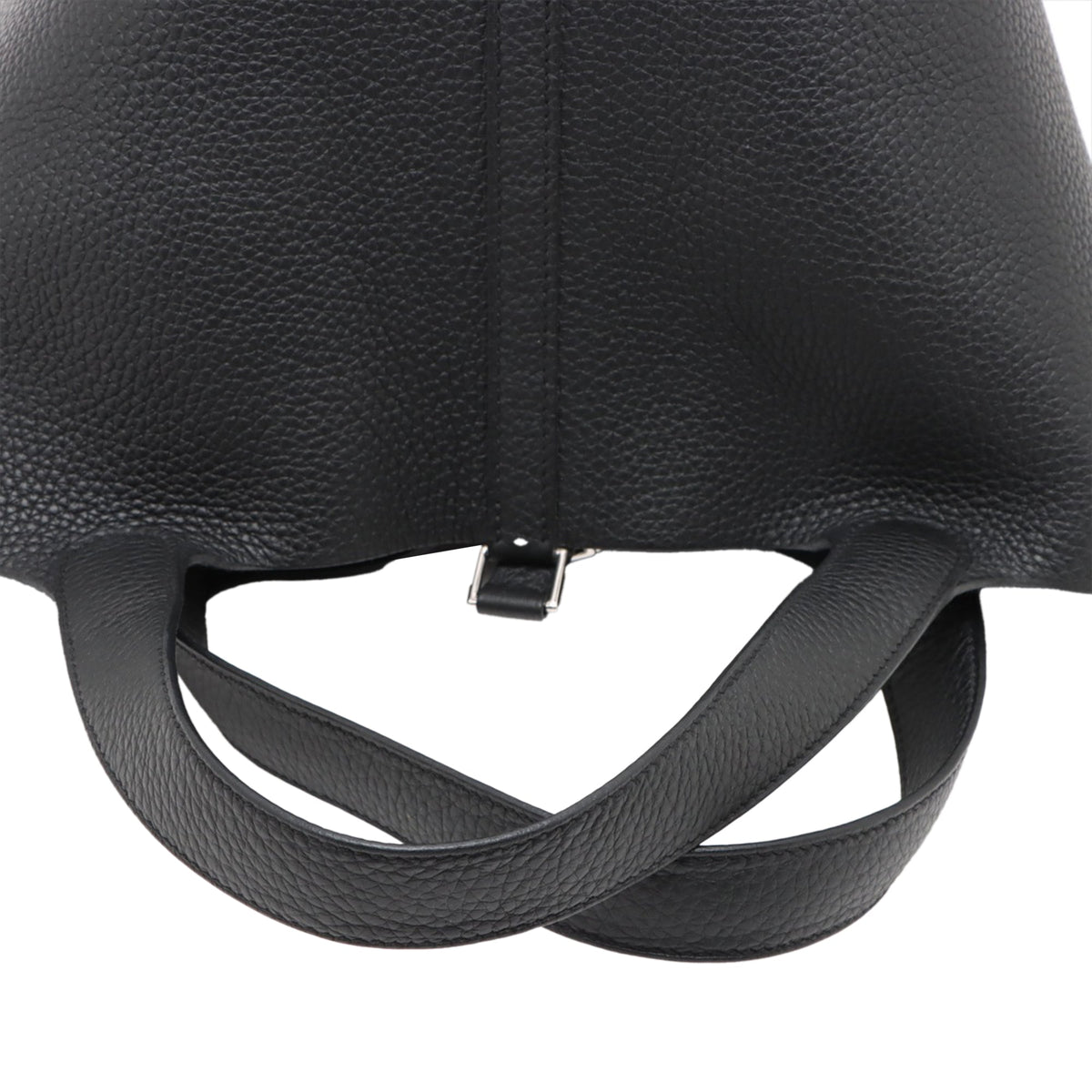 Hermès Clemence Picotin Lock 22 — Black
