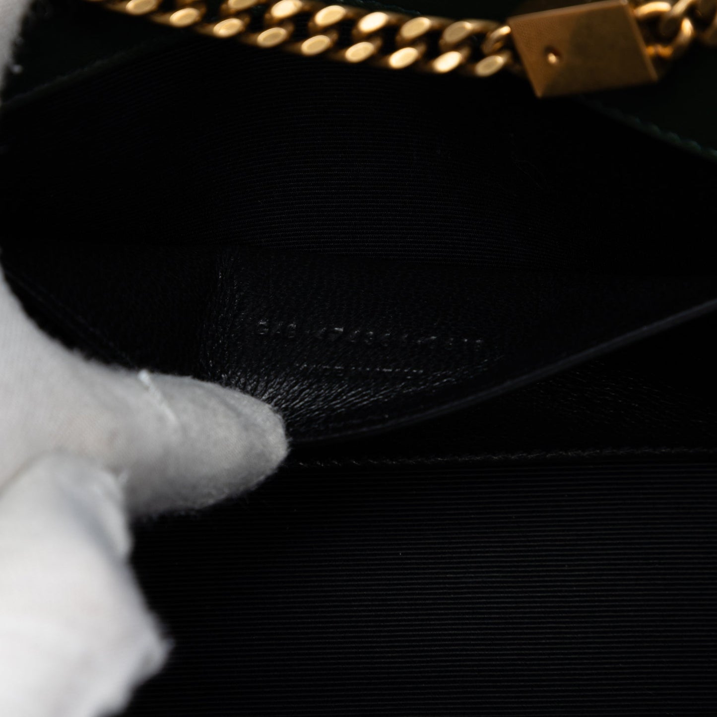 Saint Laurent Small Velvet Monogram Kate Tassel Crossbody